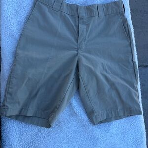 Dickies Men's Tan Flat Front Shorts